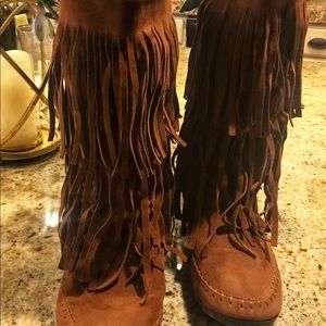 Fringe Boots Size 7 Rampage Brand